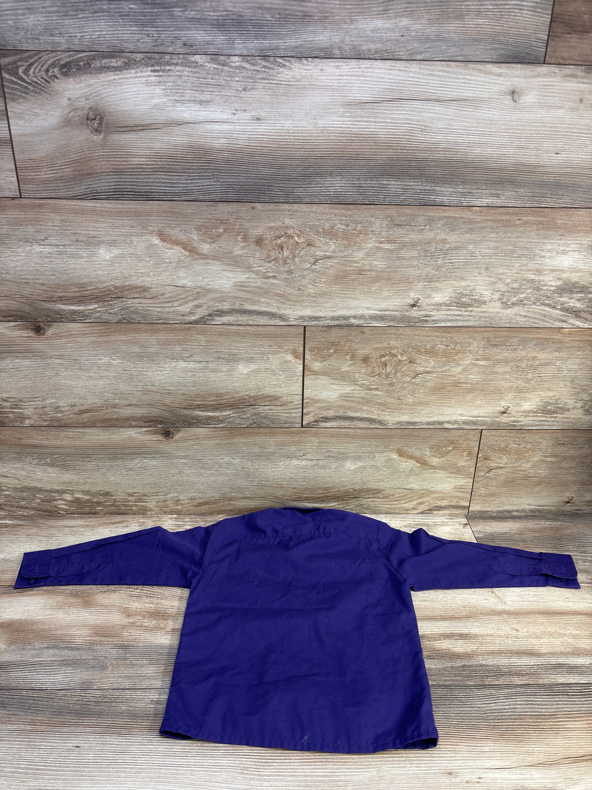 Johnnie Lene Long Sleeve Button-Up Dress Shirt Purple sz 4T