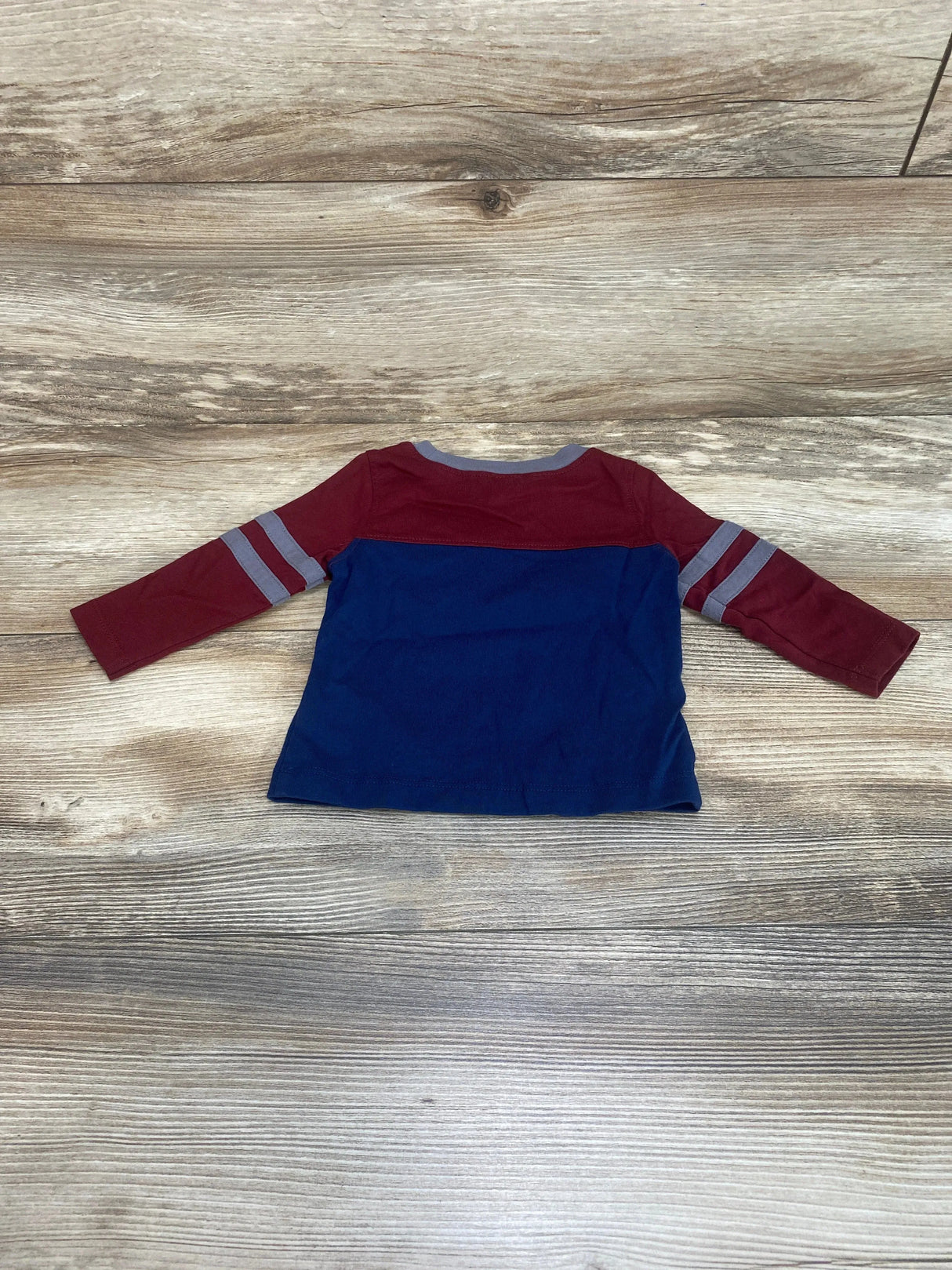 Old Navy Color Block Shirt Red sz 3-6m - Me n Mommy To Be