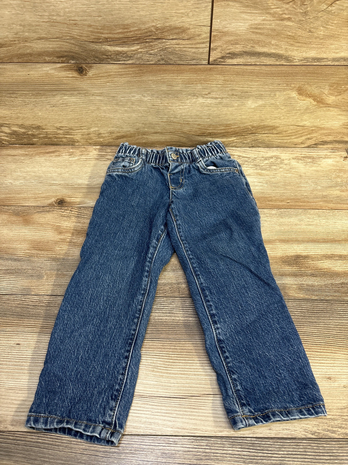 Cat & Jack Paperbag Waist Jeans Blue sz 4T