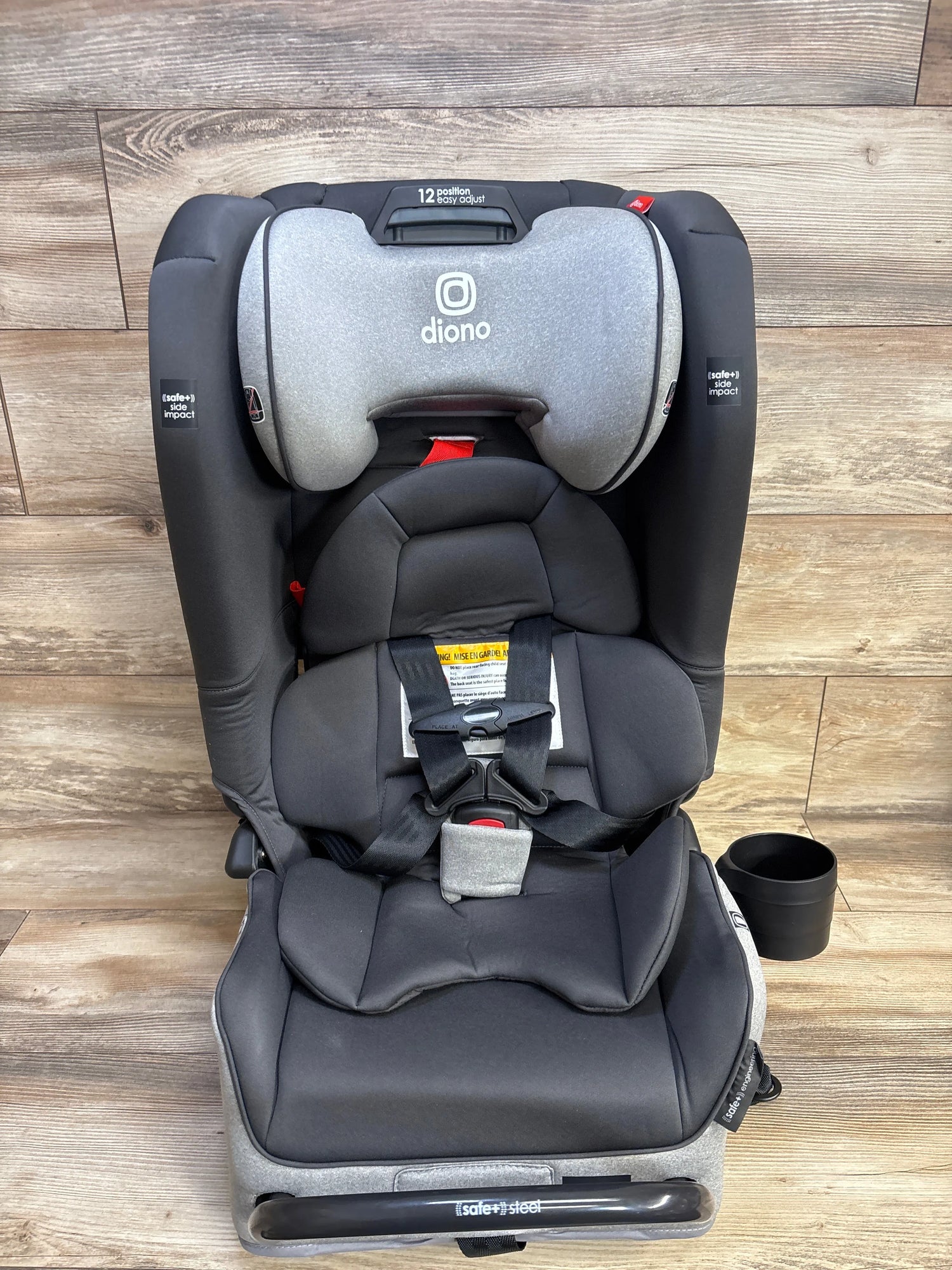 NEW Diono Radian 3RXT SafePlus All-in-One Convertible Car Seat in Grey Slate 4-120lbs