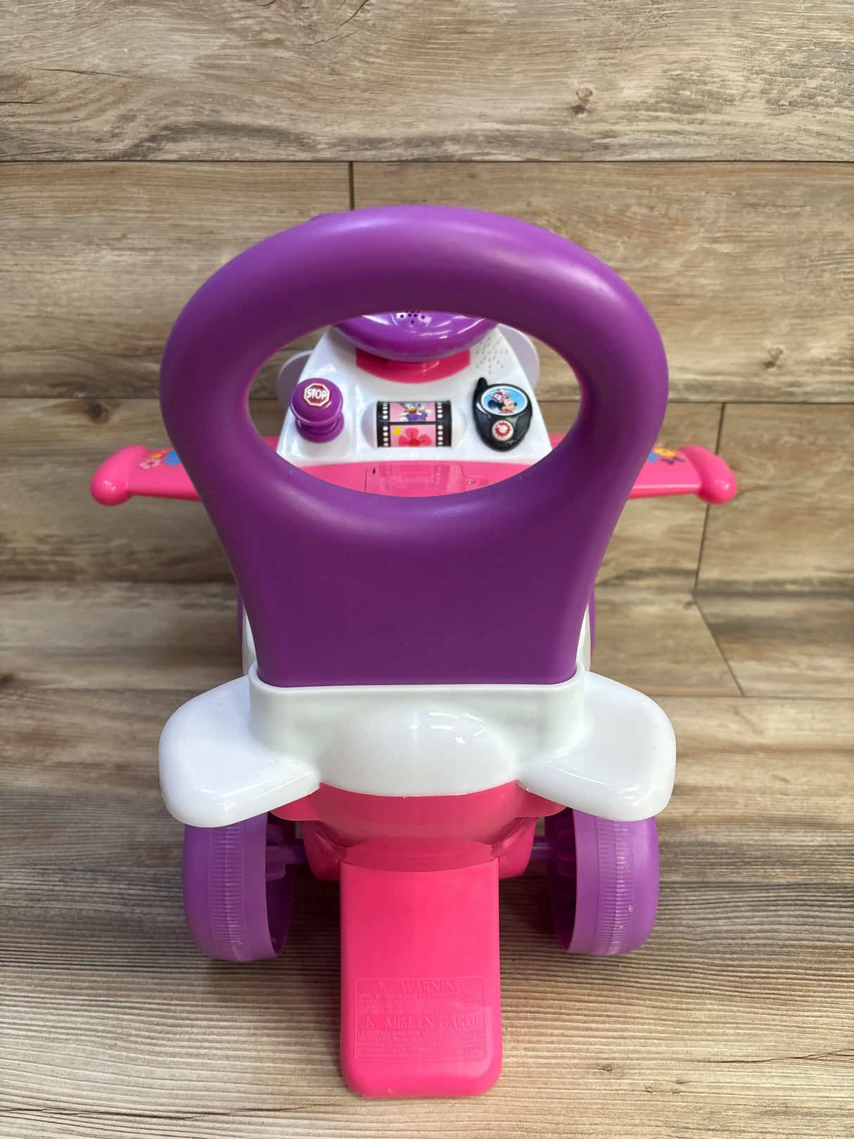 Kiddieland Disney Minnie Mouse Plane Lights & Sounds Activity Ride-On