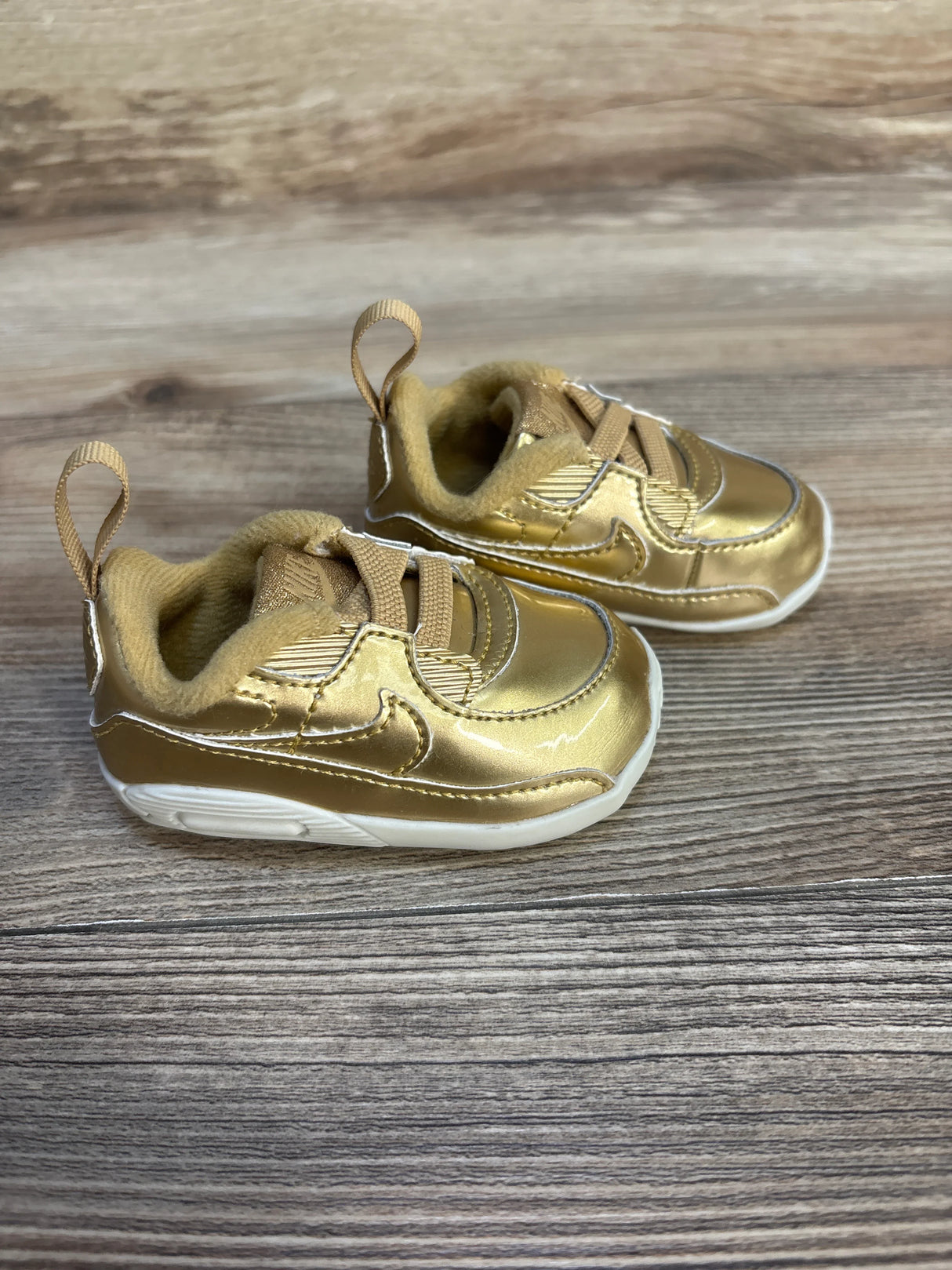 Nike Air Max 90 QS CB 'Metallic Gold' Sneakers sz 2c