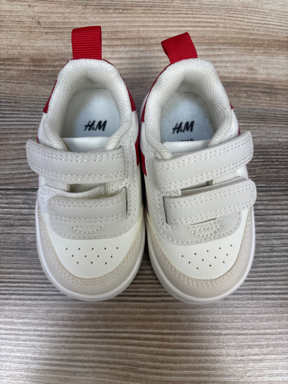 H&M Color Block Sneakers White sz 4-5c