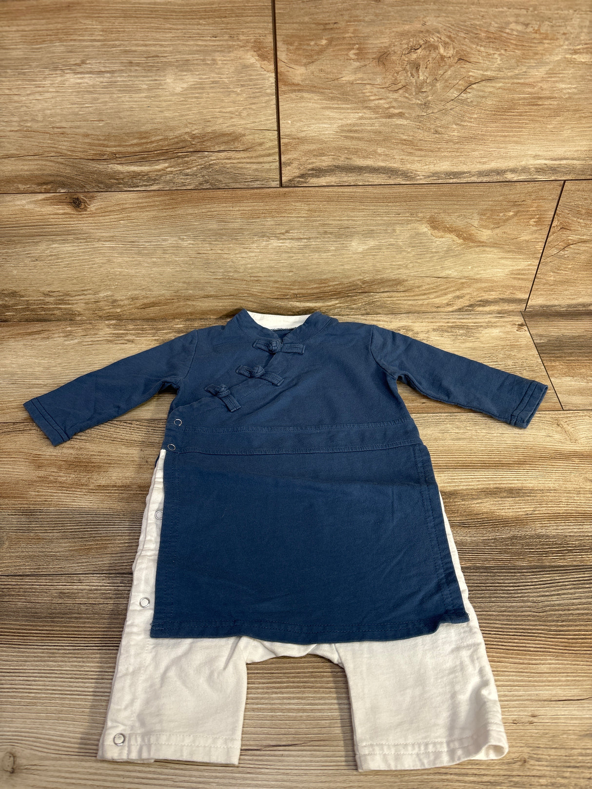 Cheongsam Boys Romper Navy sz 6-12m