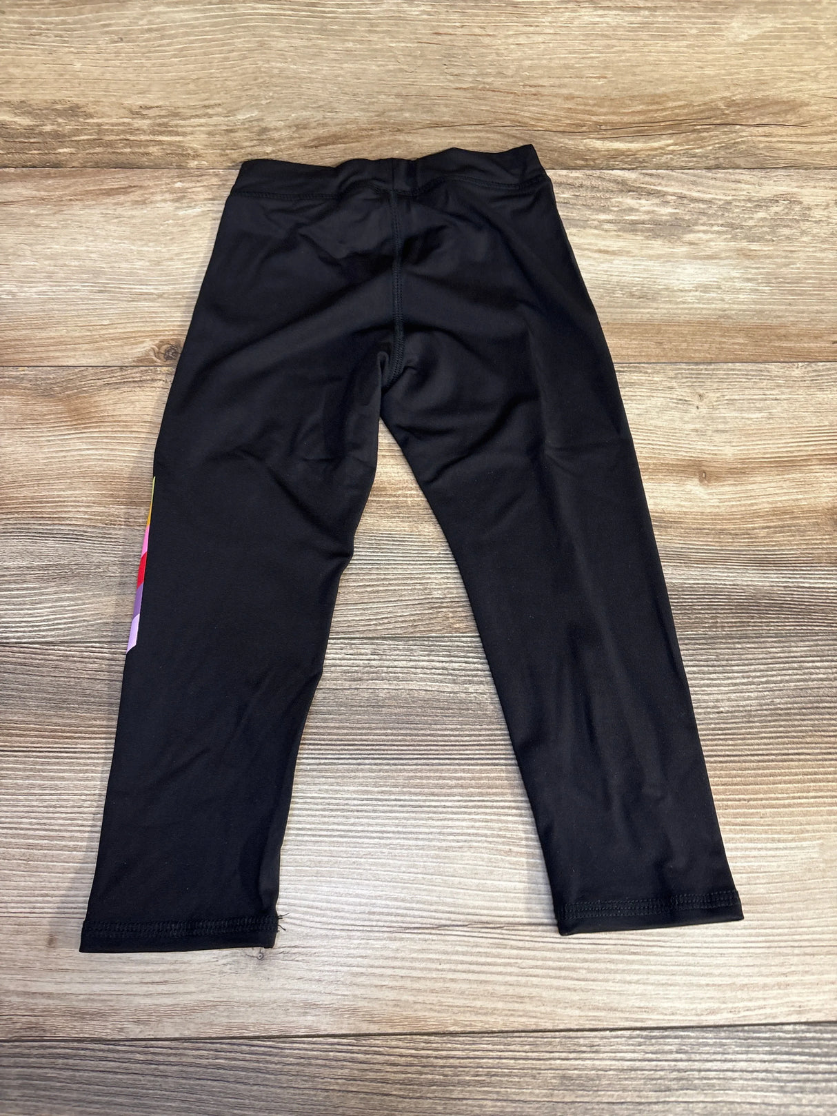 NEW Okie Dokie Black Stripe Active Leggings sz 4T