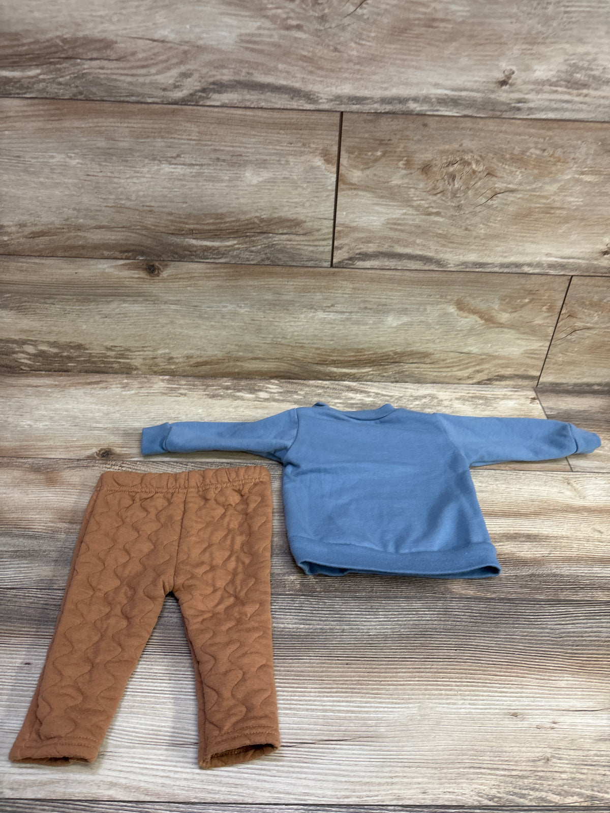 Disney Baby 2pc Toy Story Embroidered Sweatshirt & Pants Set Blue sz 3/6m