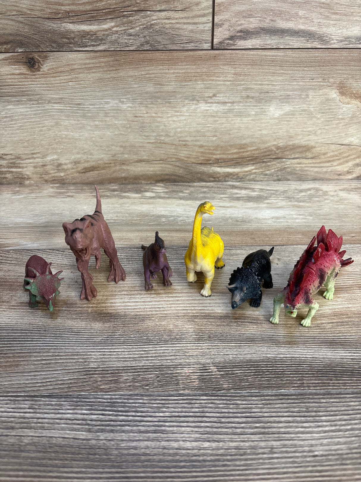 Assorted Dinosaur Figures, 6pk