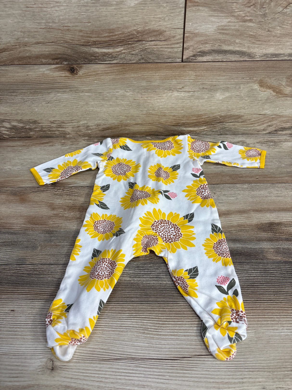 Carter's Floral Sleeper White sz 6m