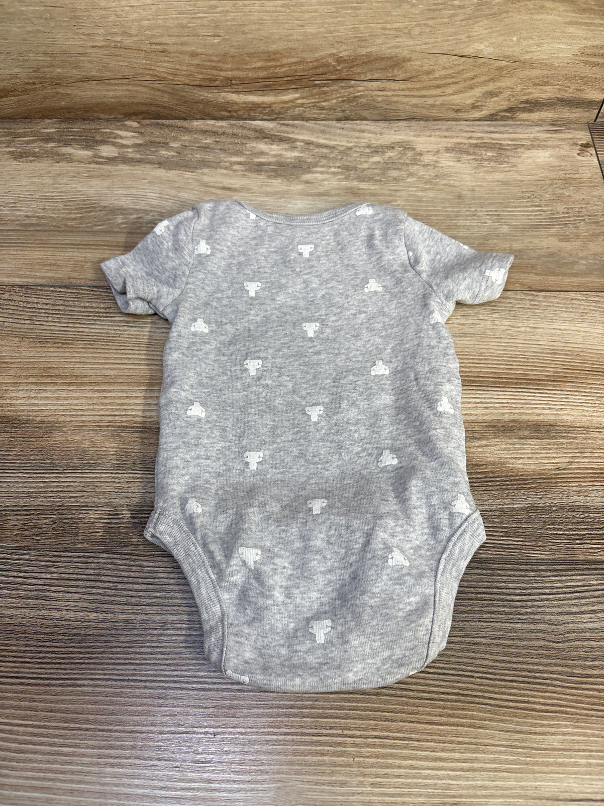 Baby Gap Bear Bodysuit Grey sz 3-6m
