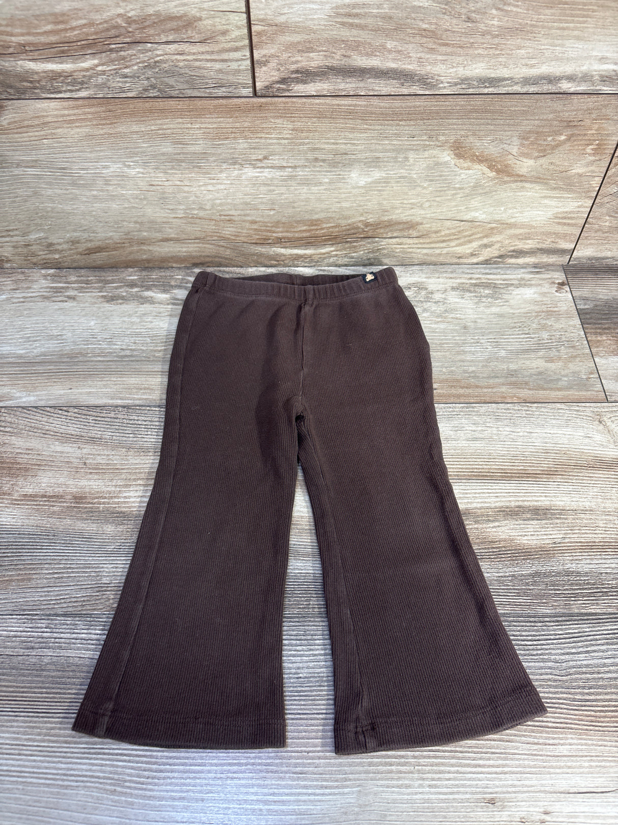 Baby Gap Ribbed Flare Leggings Brown sz 18-24m
