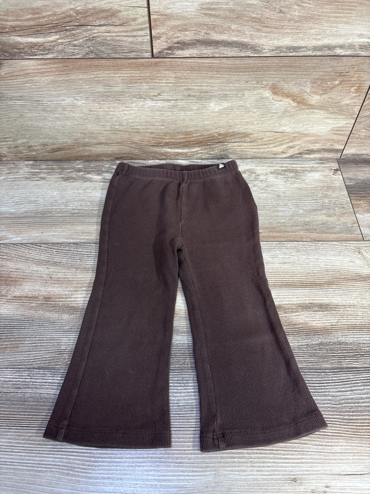 Baby Gap Ribbed Flare Leggings Brown sz 18-24m