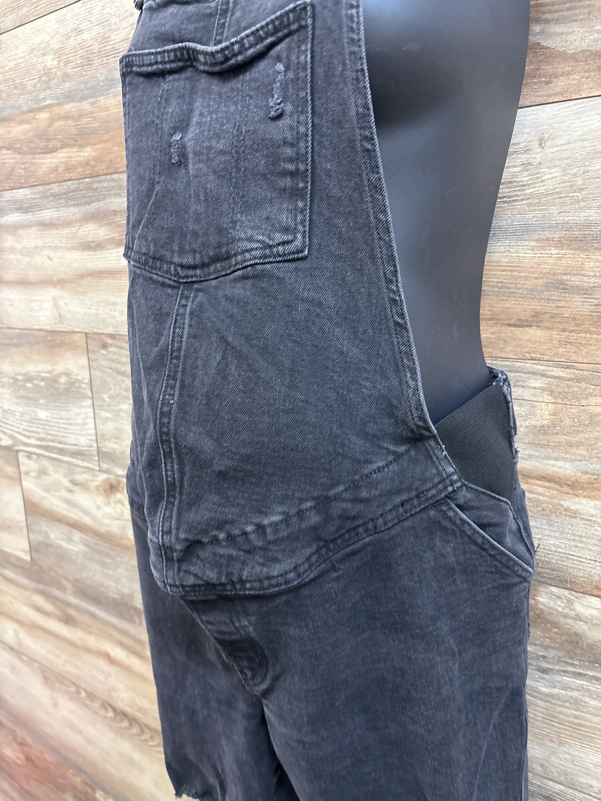 Old Navy Maternity Denim Overalls Black sz Medium/10