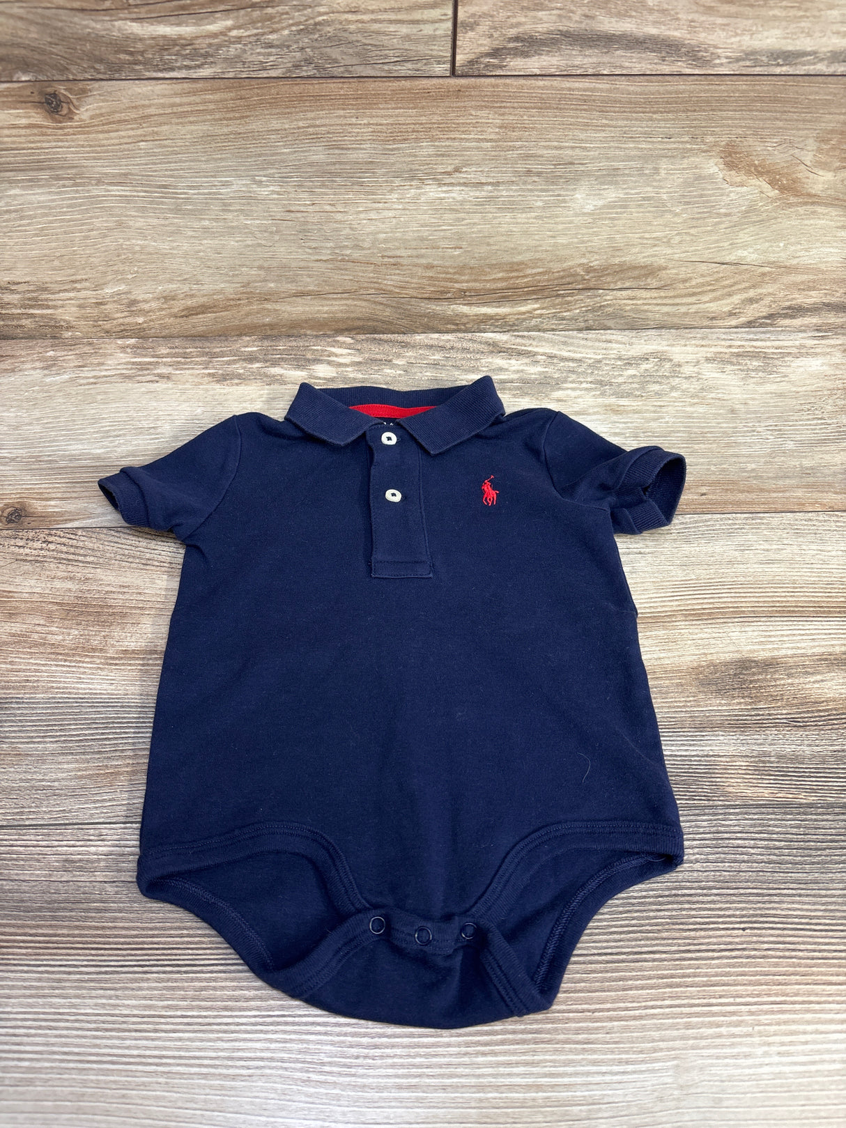 Ralph Lauren Collared Bodysuit Navy sz 12m