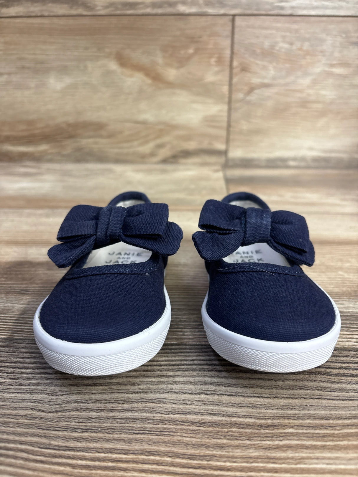 Janie & Jack Mary Jane Bow Sneaker Navy sz 5c