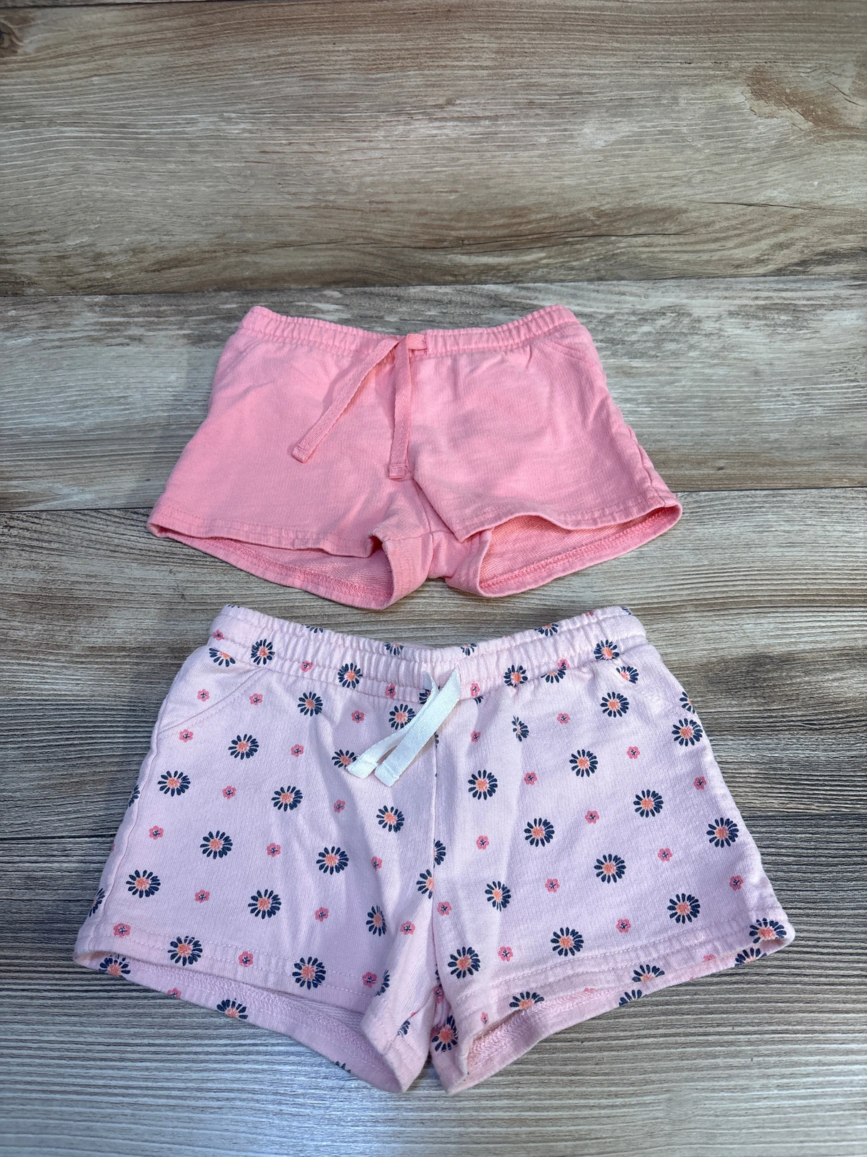Carter's Drawstring Shorts Pink 2pk sz 18m