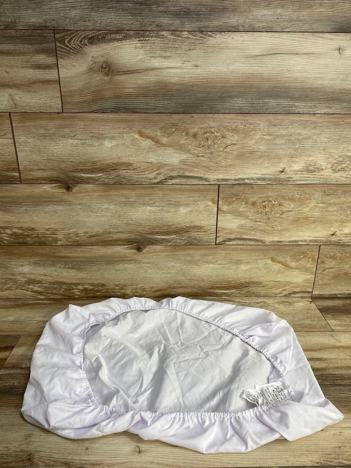 Dream On Me Fitted Bassinet Sheet White