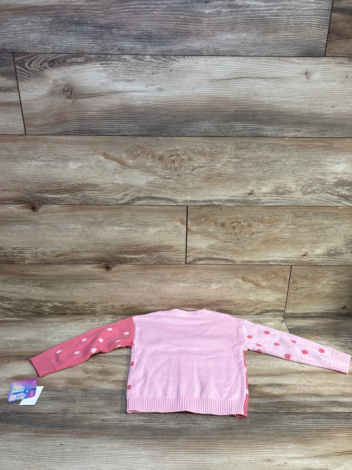 NEW Disney Junior Minnie Button-Up Knit Cardigan Pink sz 4T