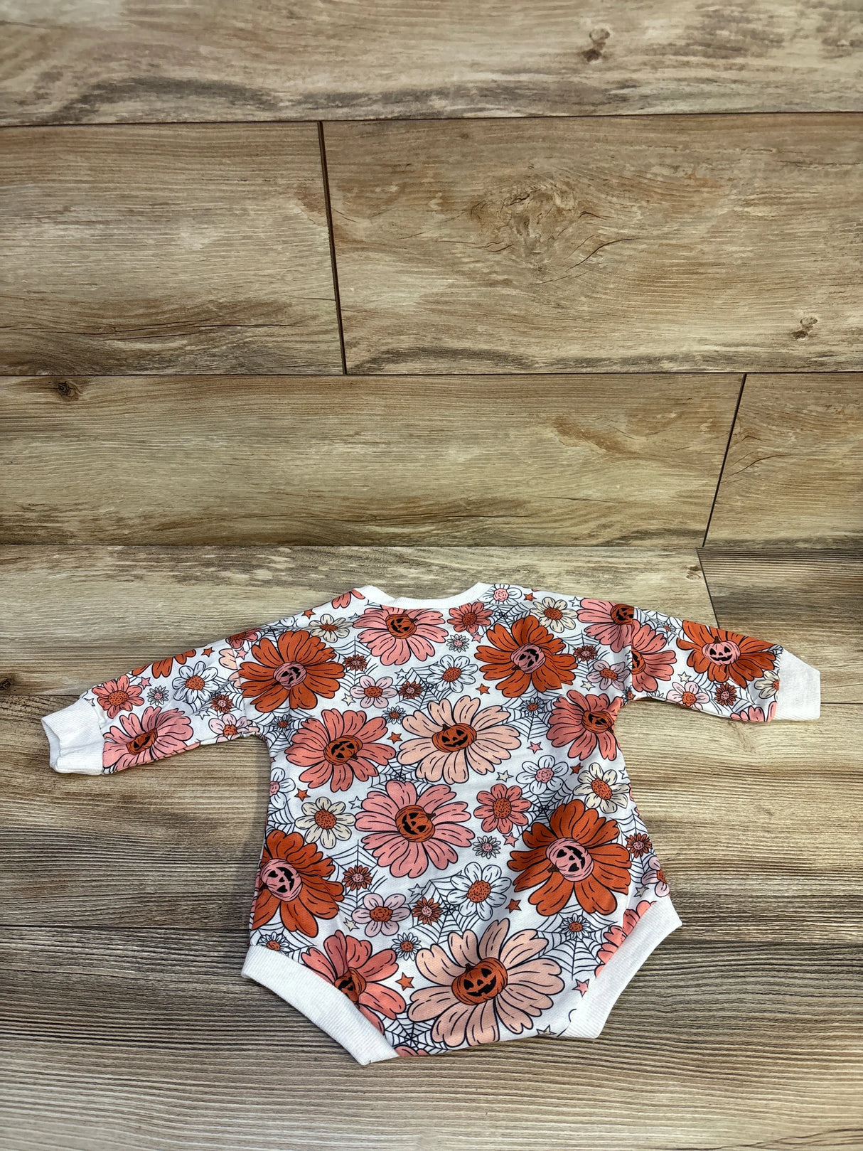 Douhoow Halloween Sweater Bubble Romper White sz 12m