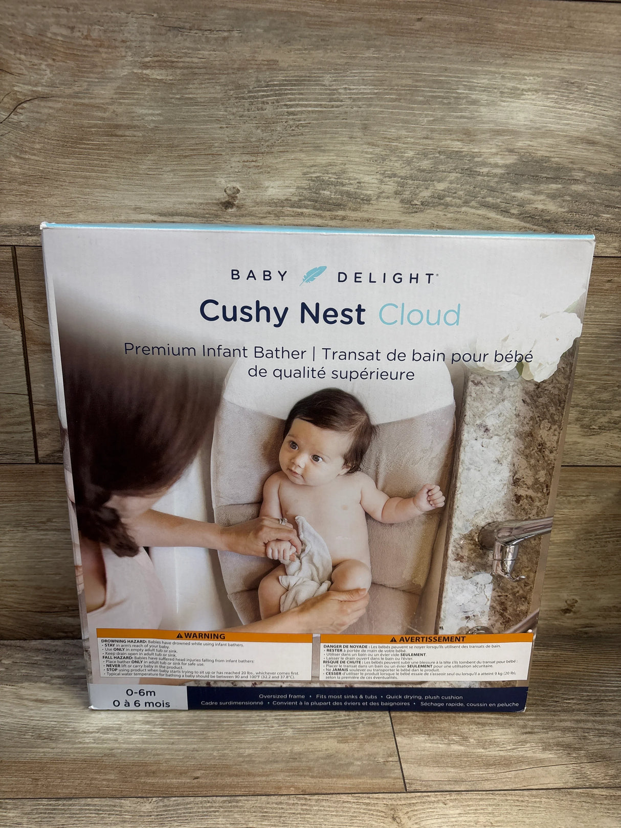 NEW Baby Delight Cushy Nest Cloud Premium Infant Bather