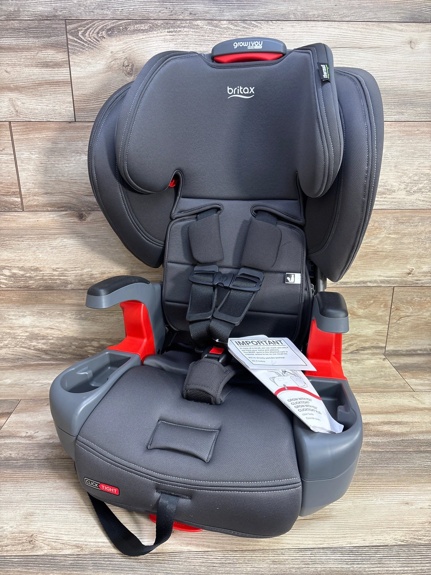 NEW Britax Grow With You ClickTight Harness-2-Booster Car Seat Cool N Dry 25-120lbs