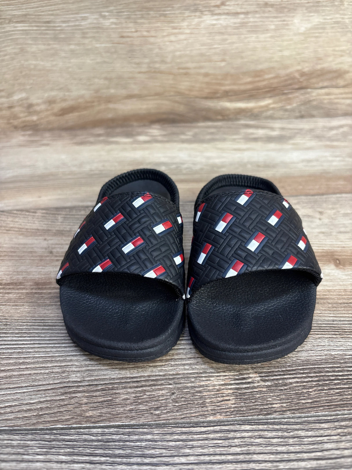 Tommy Hilfiger Slingback Slide Sandals Black sz 9c - Me n Mommy To Be