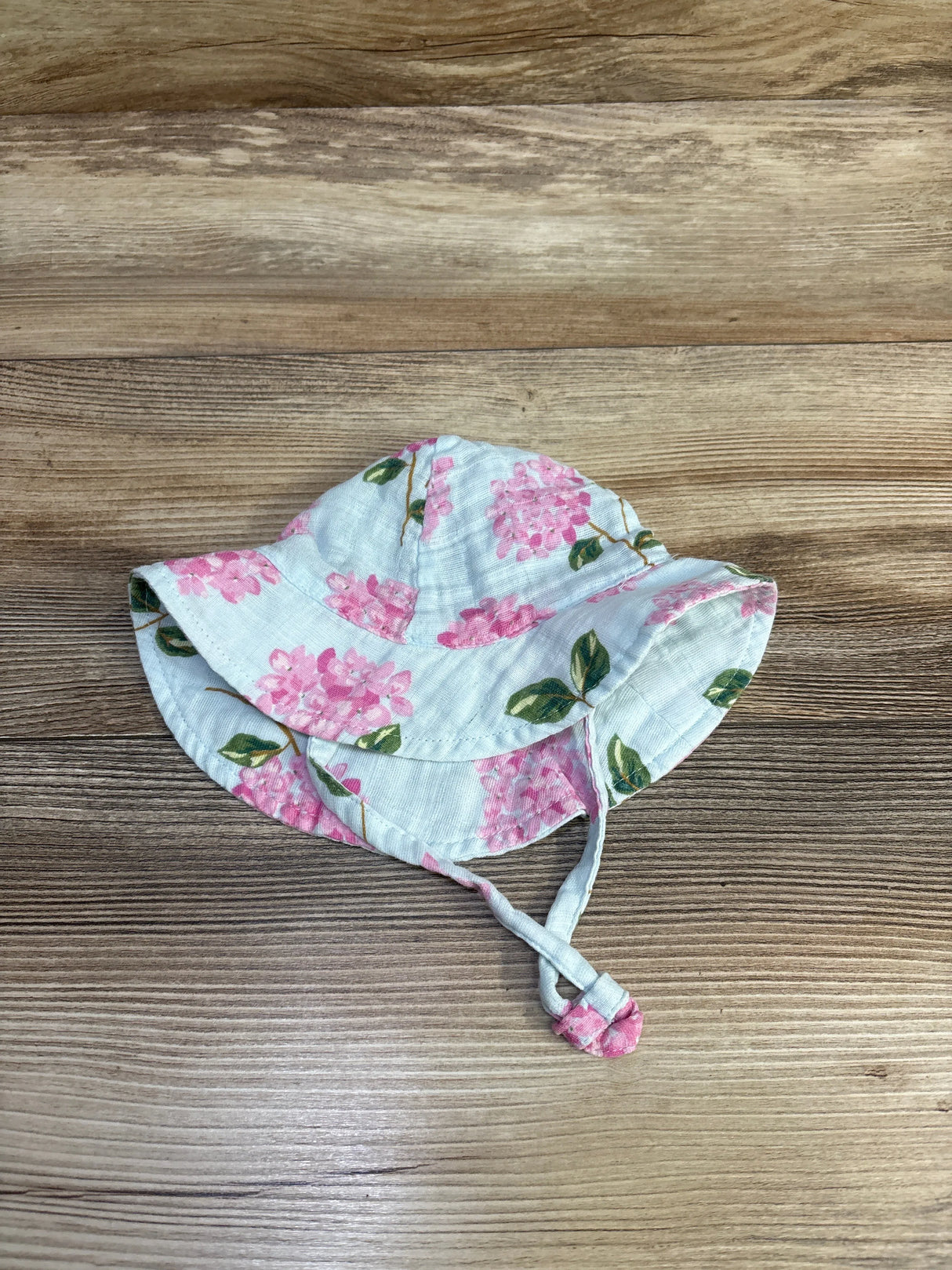 Angel Dear Muslin Floral Bucket Hat Blue sz 0-6m