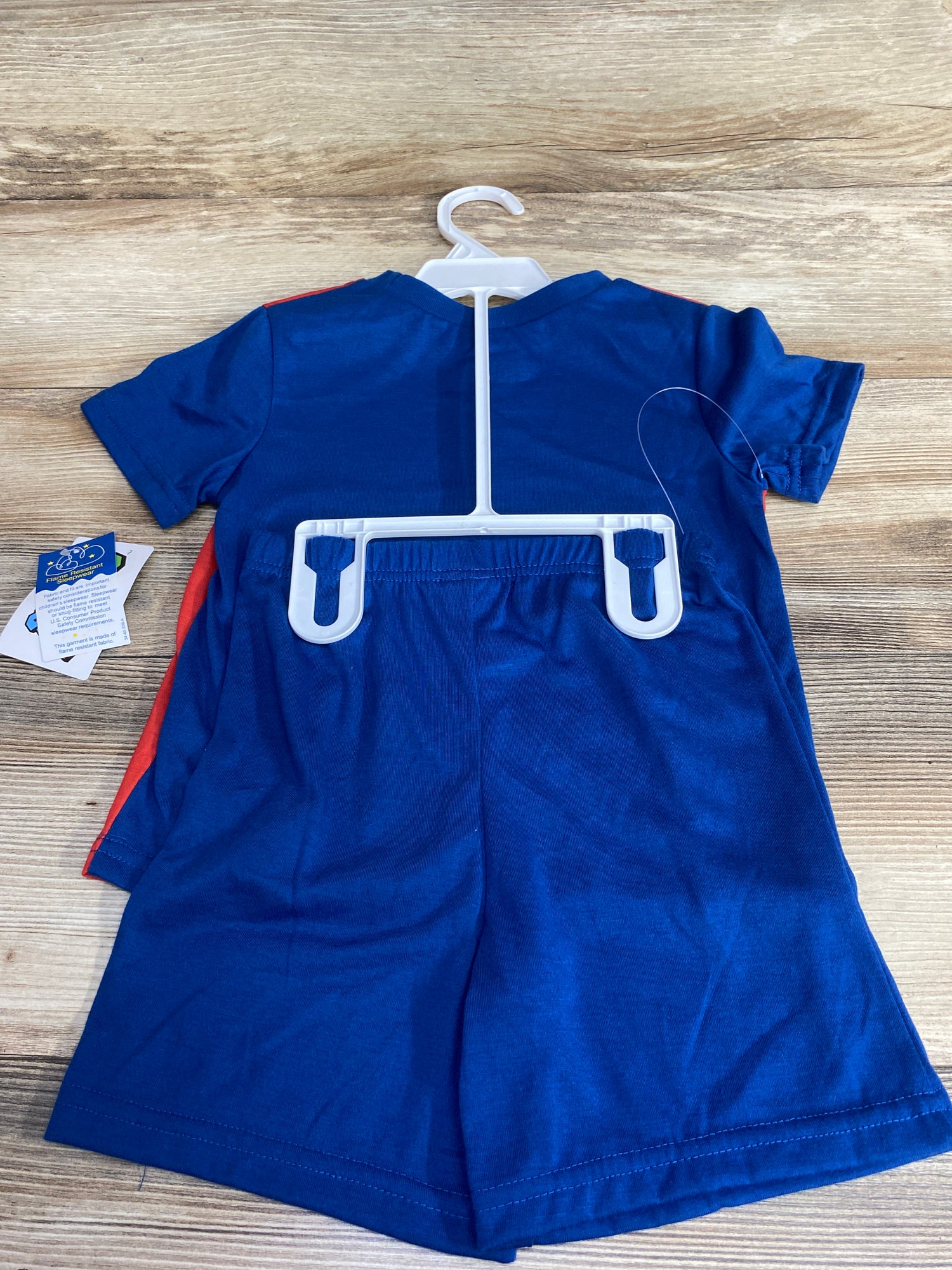 NEW Super Mario Bros 2pc Pajama Set Blue sz 4T