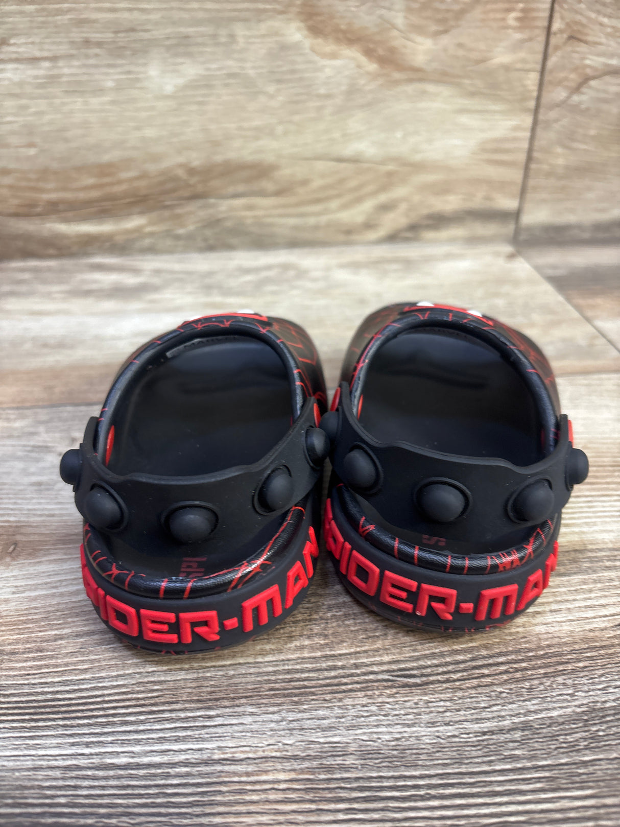 Ground Up Spiderman Clogs Black sz 5c