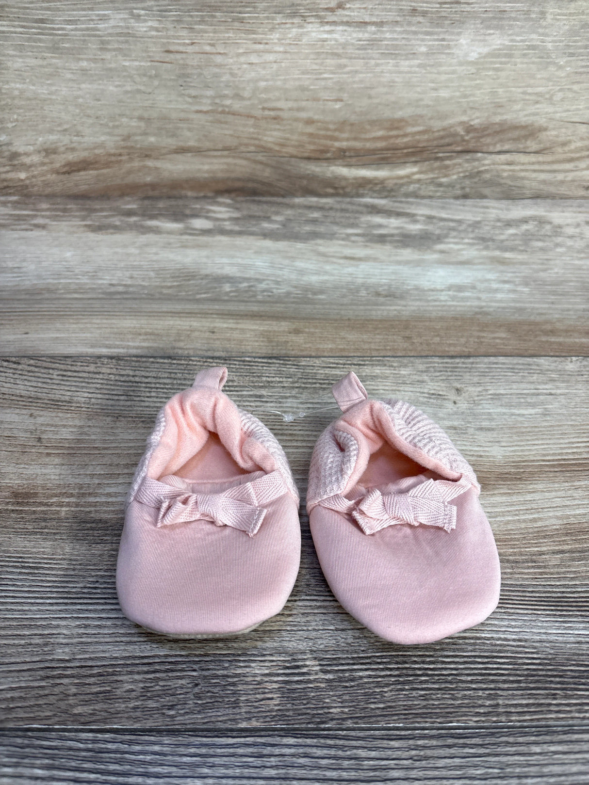 Cat & Jack Soft Sole Baby Slippers Pink sz 2c