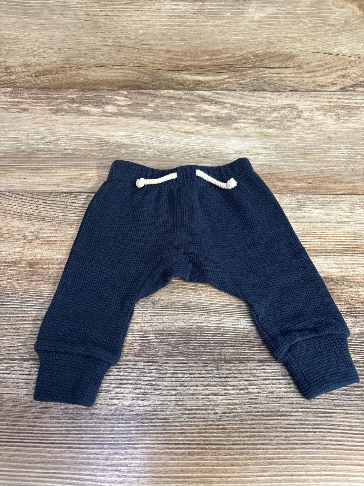 Scene & Heard Waffle Knit Drawstring Joggers Navy sz Newborn