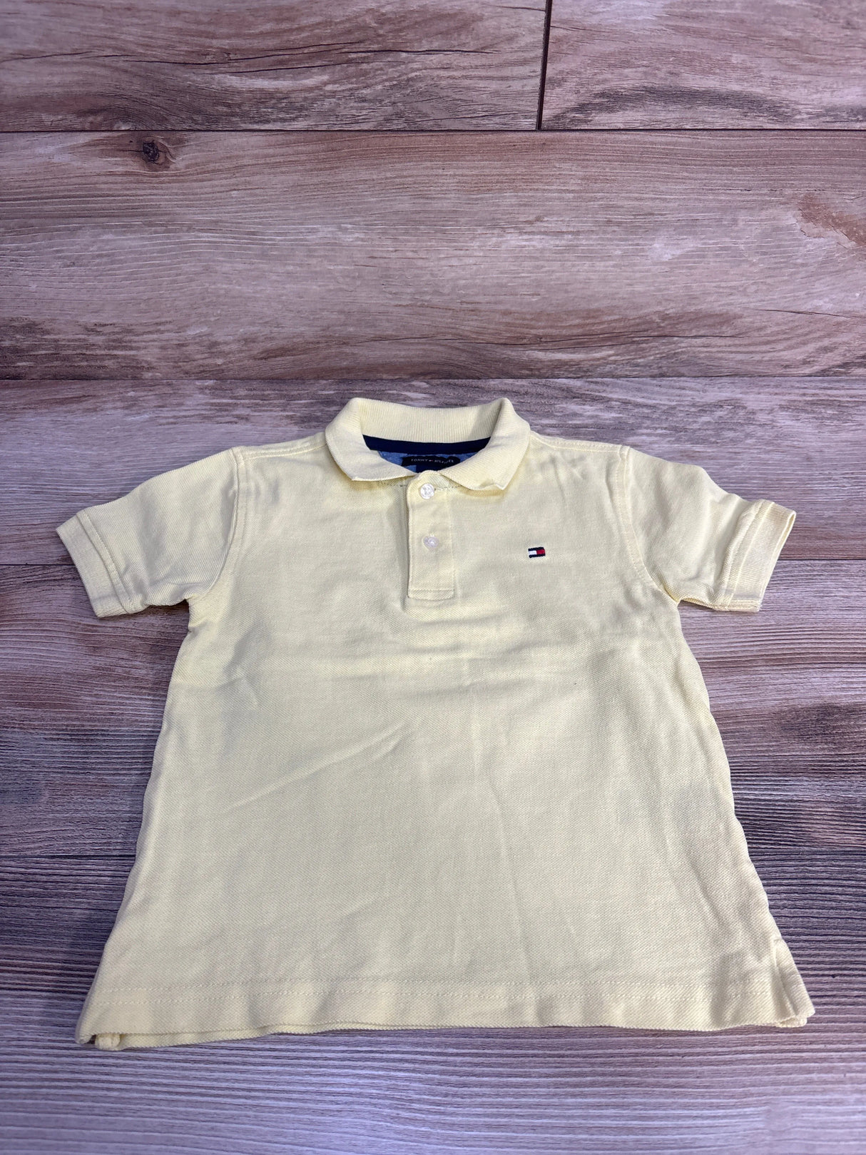 Tommy Hilfiger Polo Shirt Yellow sz 3T - Me n Mommy To Be