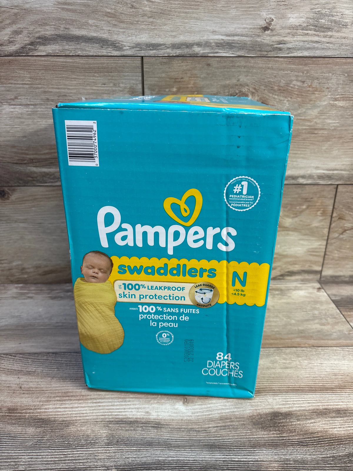 NEW Pampers Swaddlers Diapers Size Newborn 84ct.