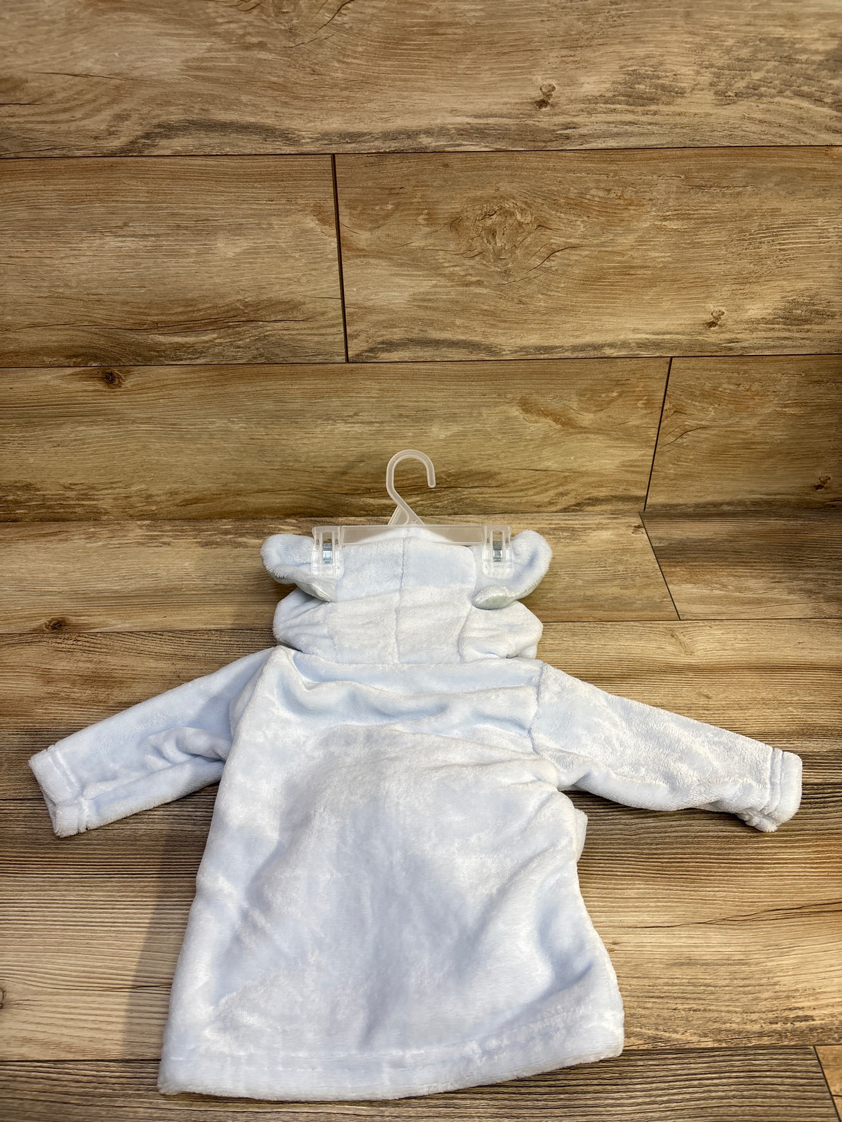 NEW Hudson Baby Hooded Bath Robe Elephant Blue sz 0-9m