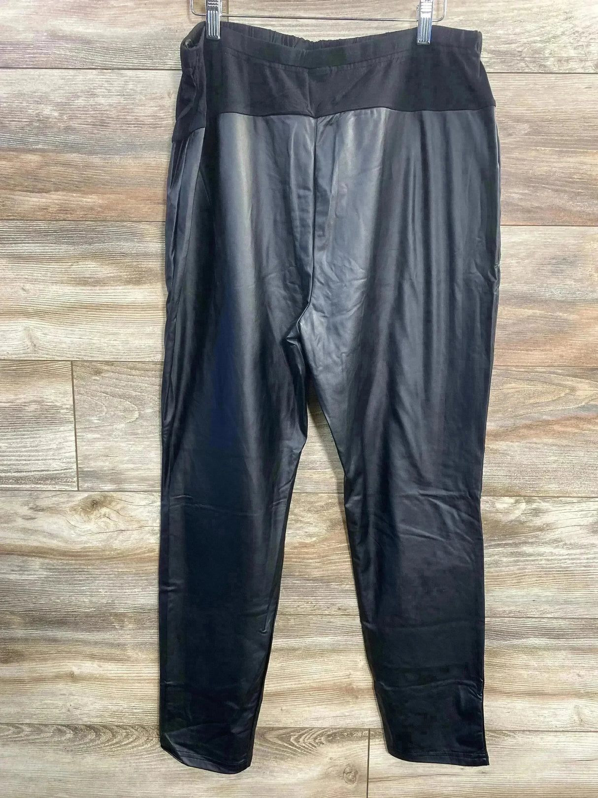 Shein Maternity Faux Leather Pants Black sz XXL - Me n Mommy To Be