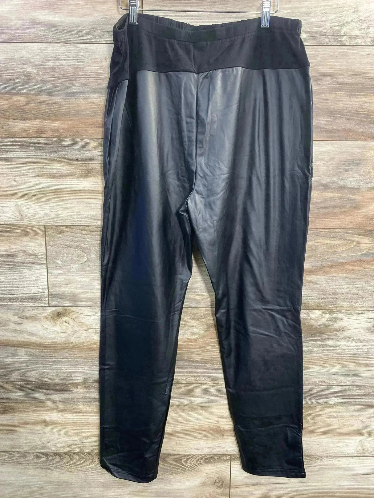 Shein Maternity Faux Leather Pants Black sz XXL - Me n Mommy To Be