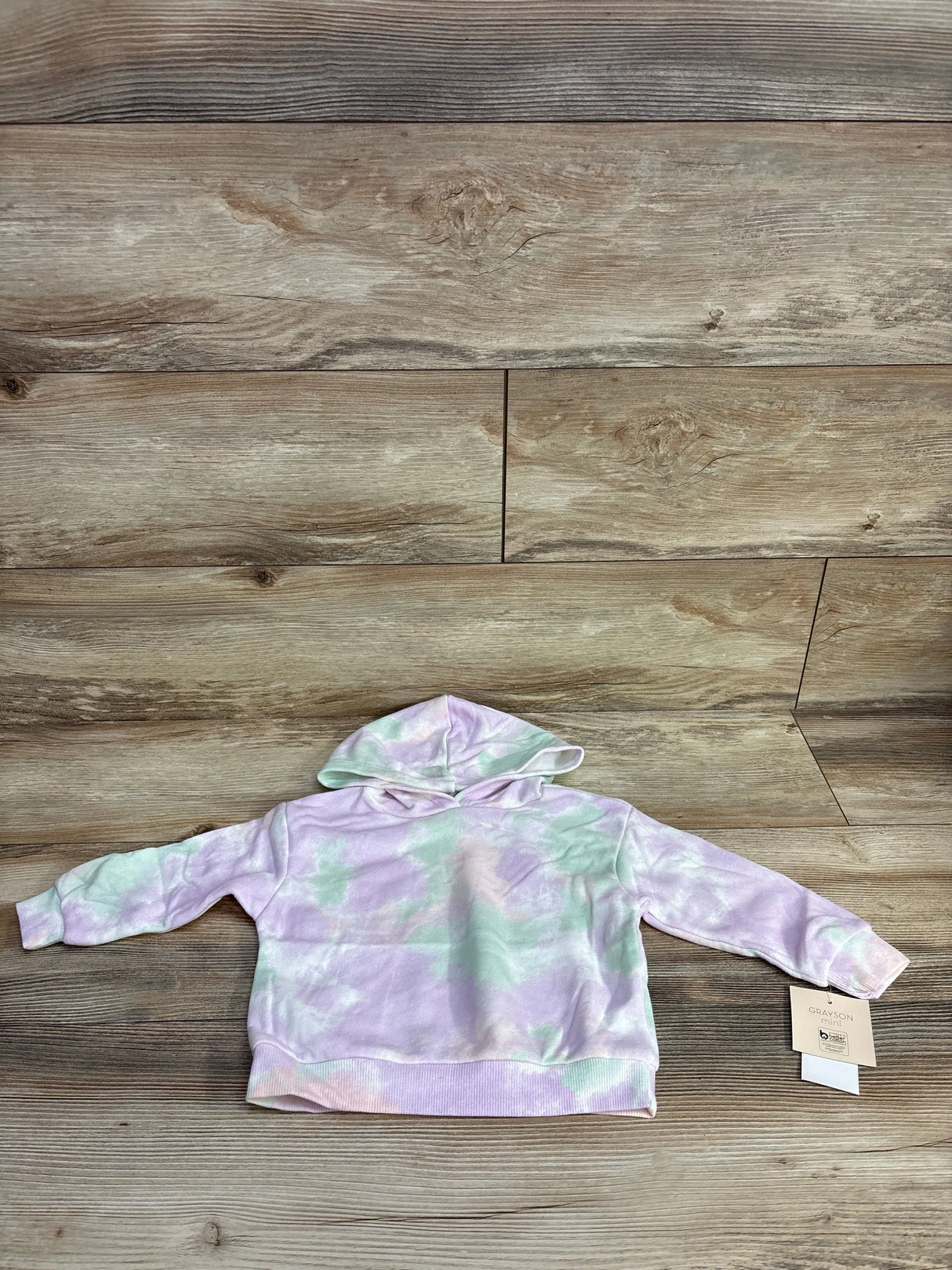 NEW Grayson Mini Tie-Dye Hoodie Purple sz 2T