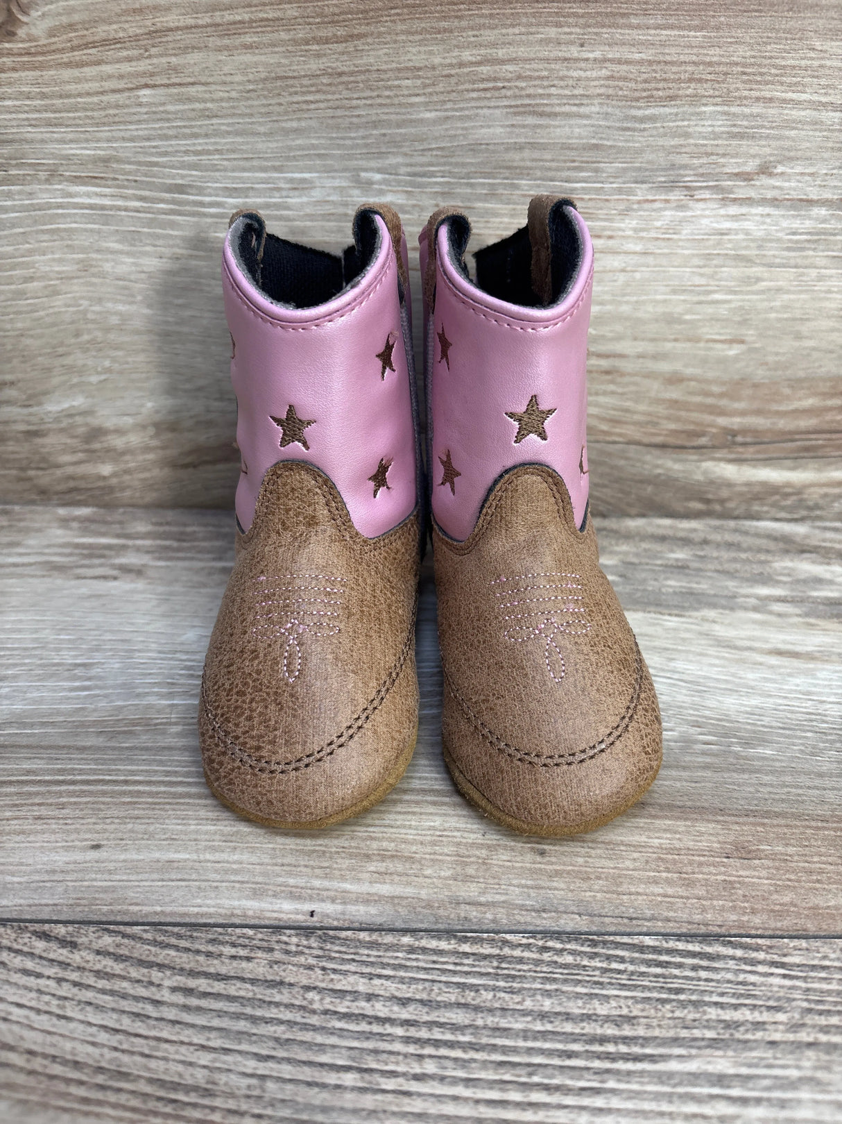 Boot Barn Lia Poppet Little Star Western Boots Pink sz 4c - Me n Mommy To Be