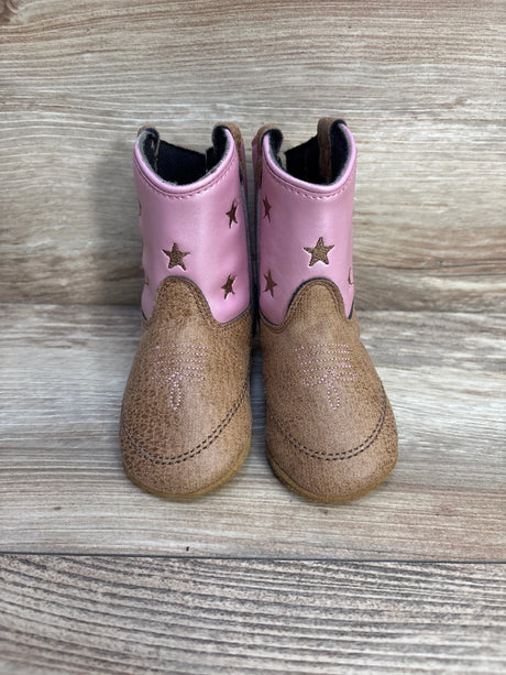 Boot Barn Lia Poppet Little Star Western Boots Pink sz 4c - Me n Mommy To Be