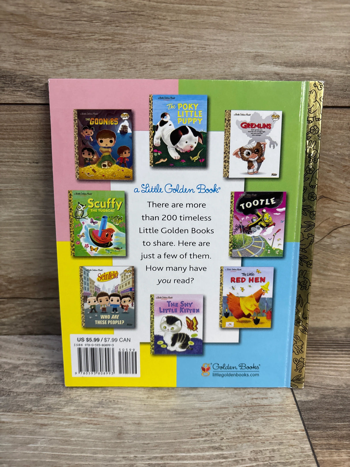 A Little Golden Book F.R.I.E.N.D.S F is for Friends: An Alphabet Book Hardcover Book
