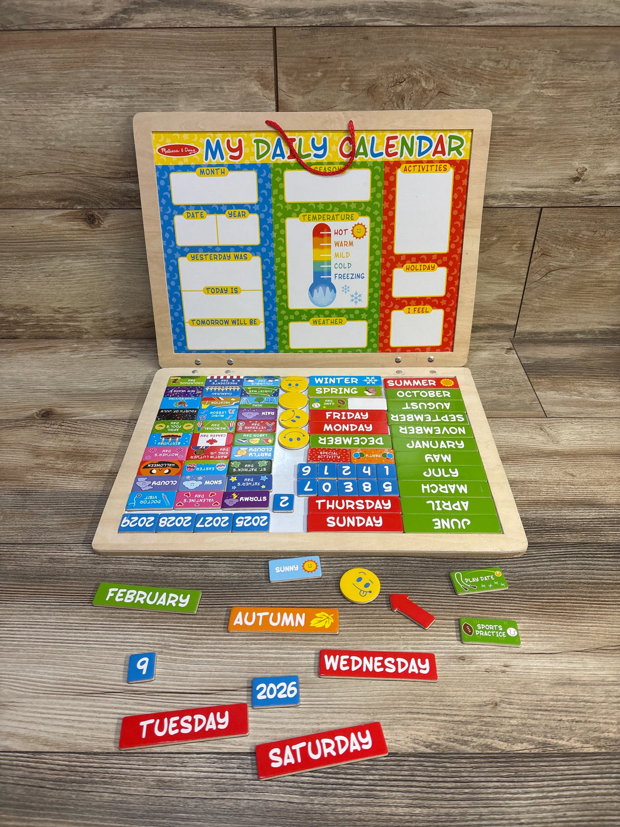 Melissa & Doug My Magnetic Daily Calendar