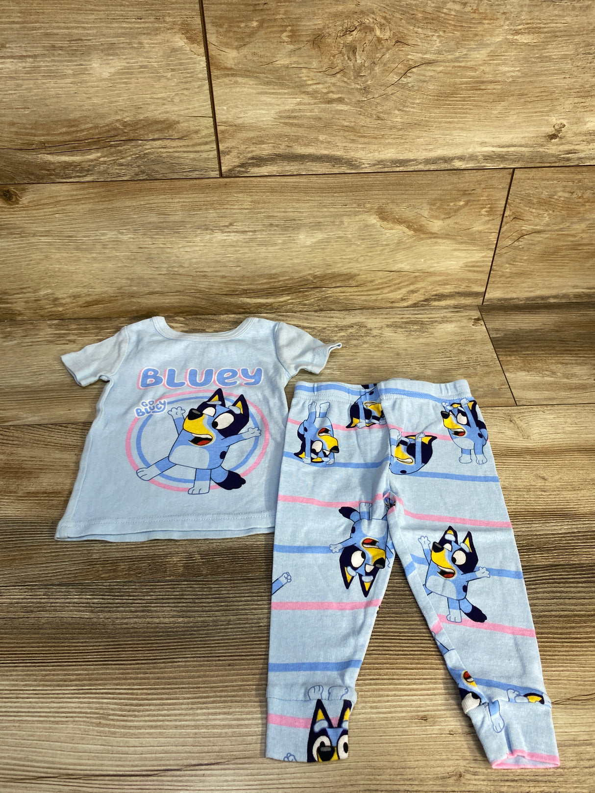 Bluey 2pc Pajama Set Blue sz 18m