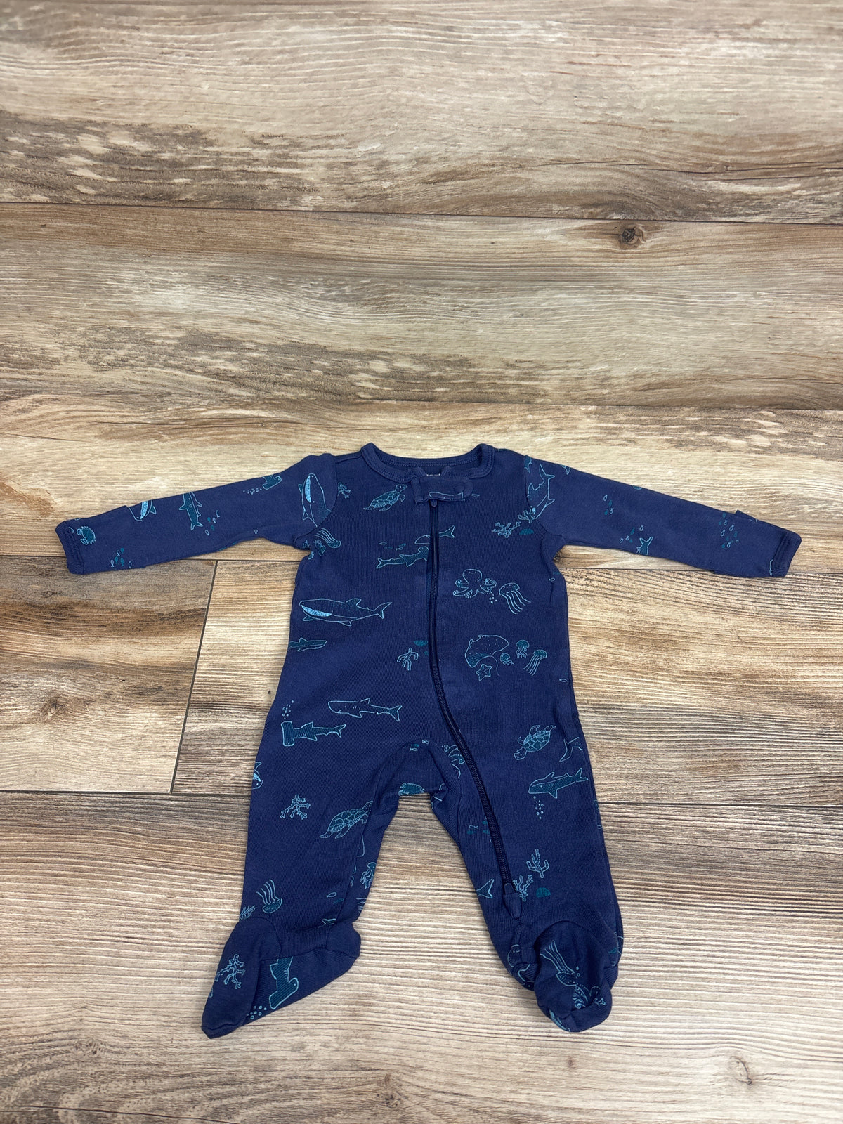 Just One You Sea Animal Sleeper Navy sz Newborn