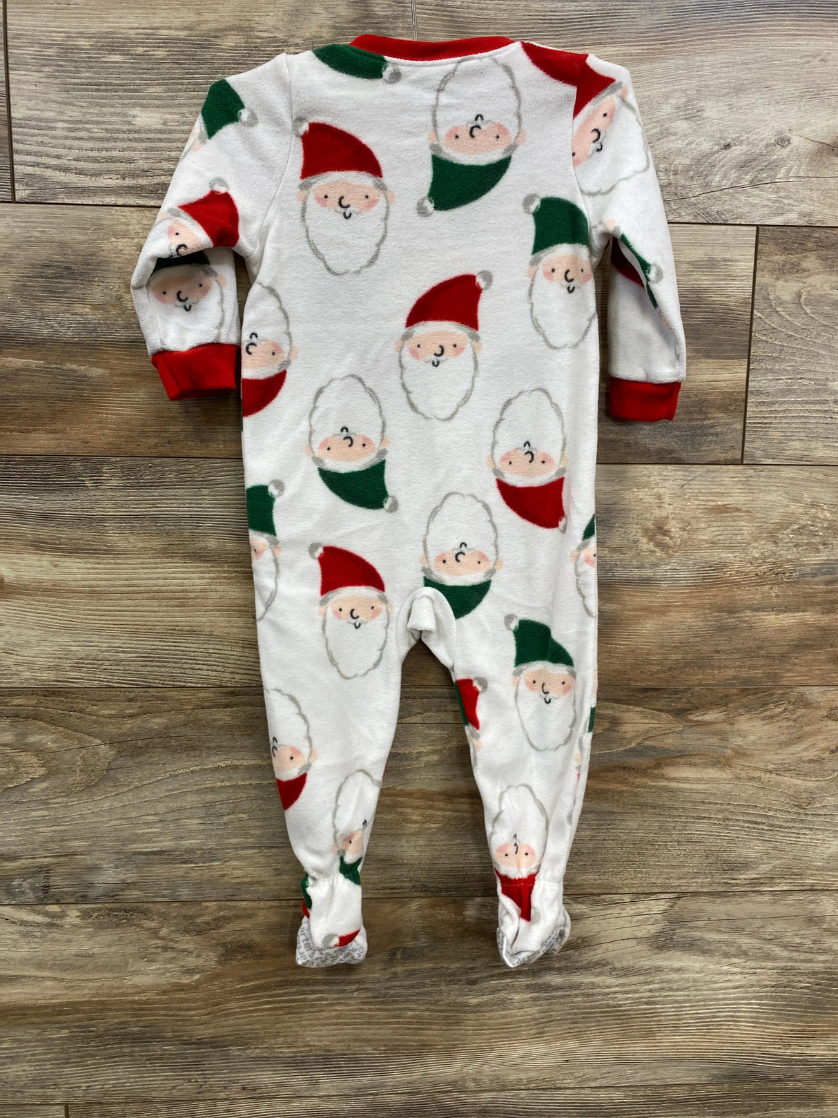 Carter's Santa Blanket Sleeper White sz 18m