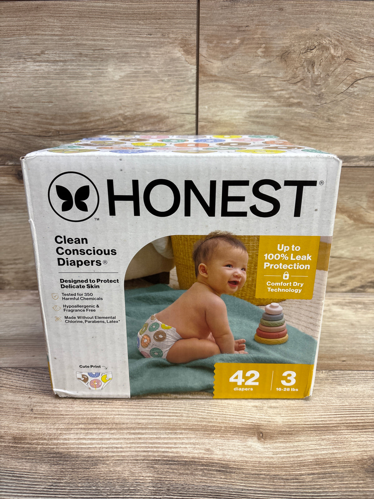 NEW Honest Clean Conscious Diapers Size 3 42ct