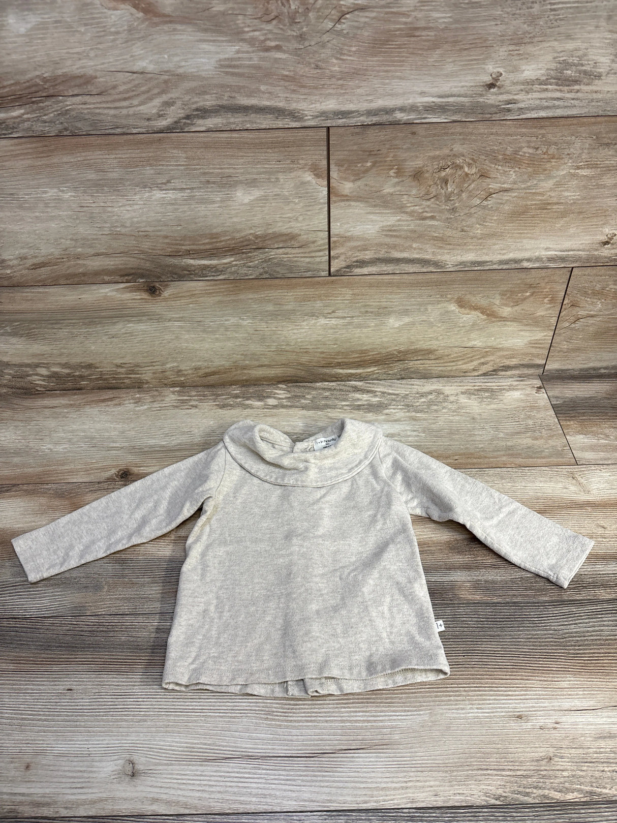1 + in the family Gina Collar Blouse Oatmeal sz 24m