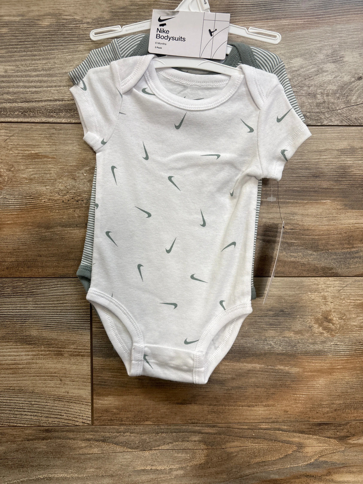 NEW Nike 2pk Bodysuits White sz 6m