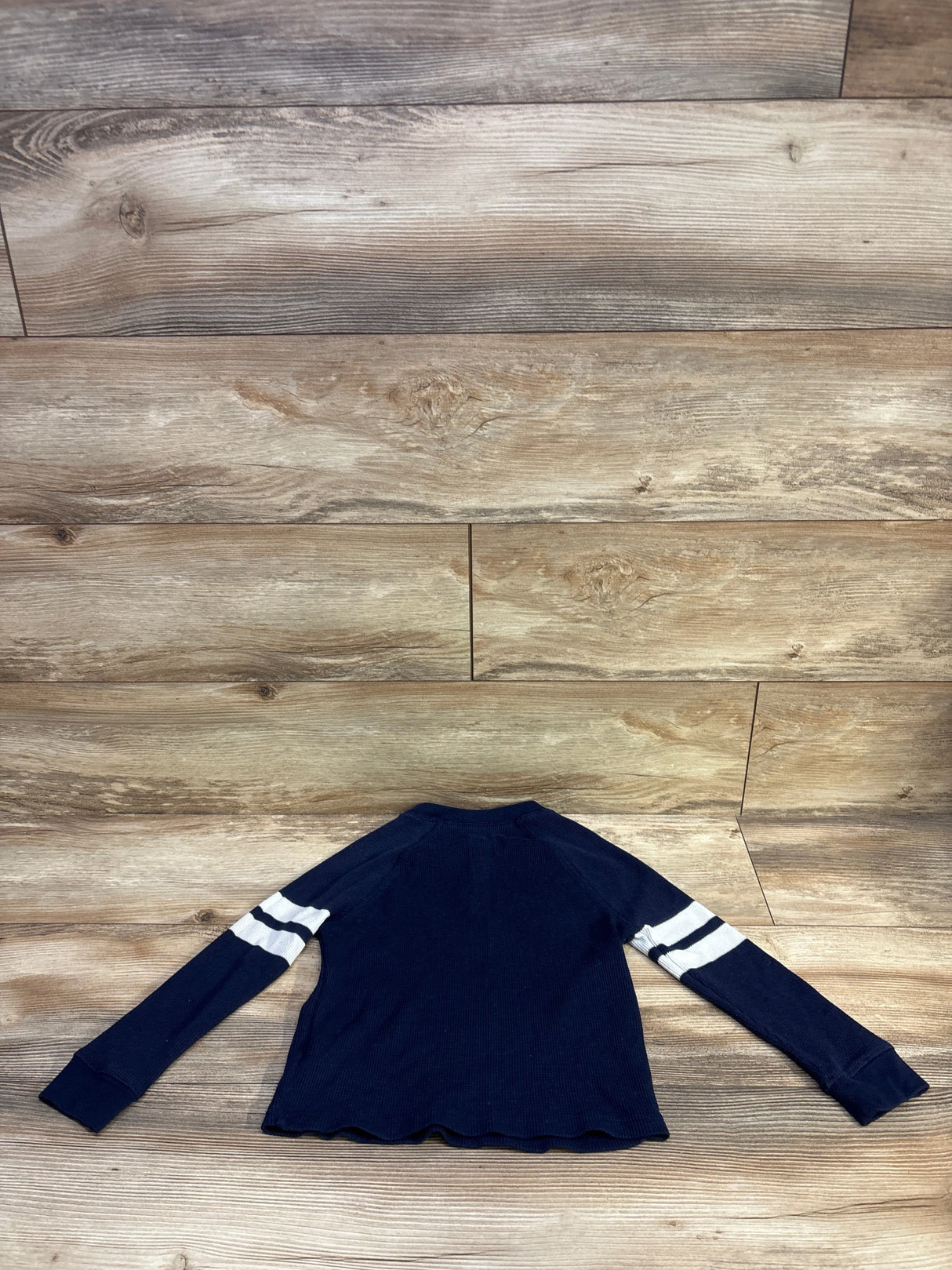 Carter's Waffle Knit Henley Shirt Navy sz 5T