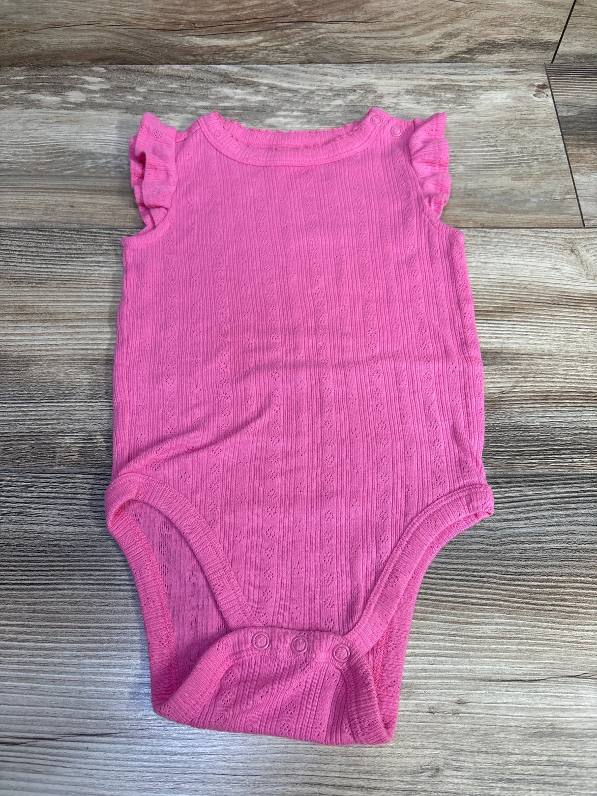 Jumping Beans Pointelle Bodysuit Pink sz 24m