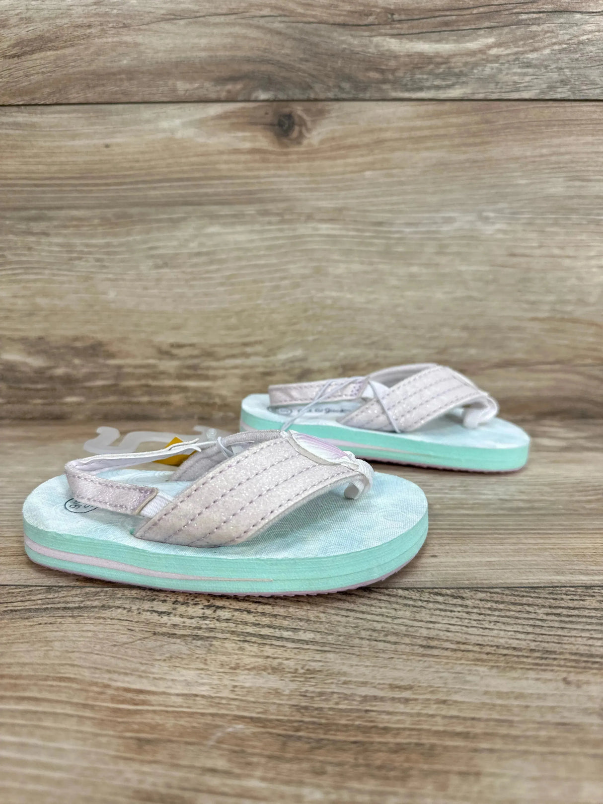 NEW Cat & Jack Shawn Mermaid Sandals Blue sz 5/6c - Me n Mommy To Be