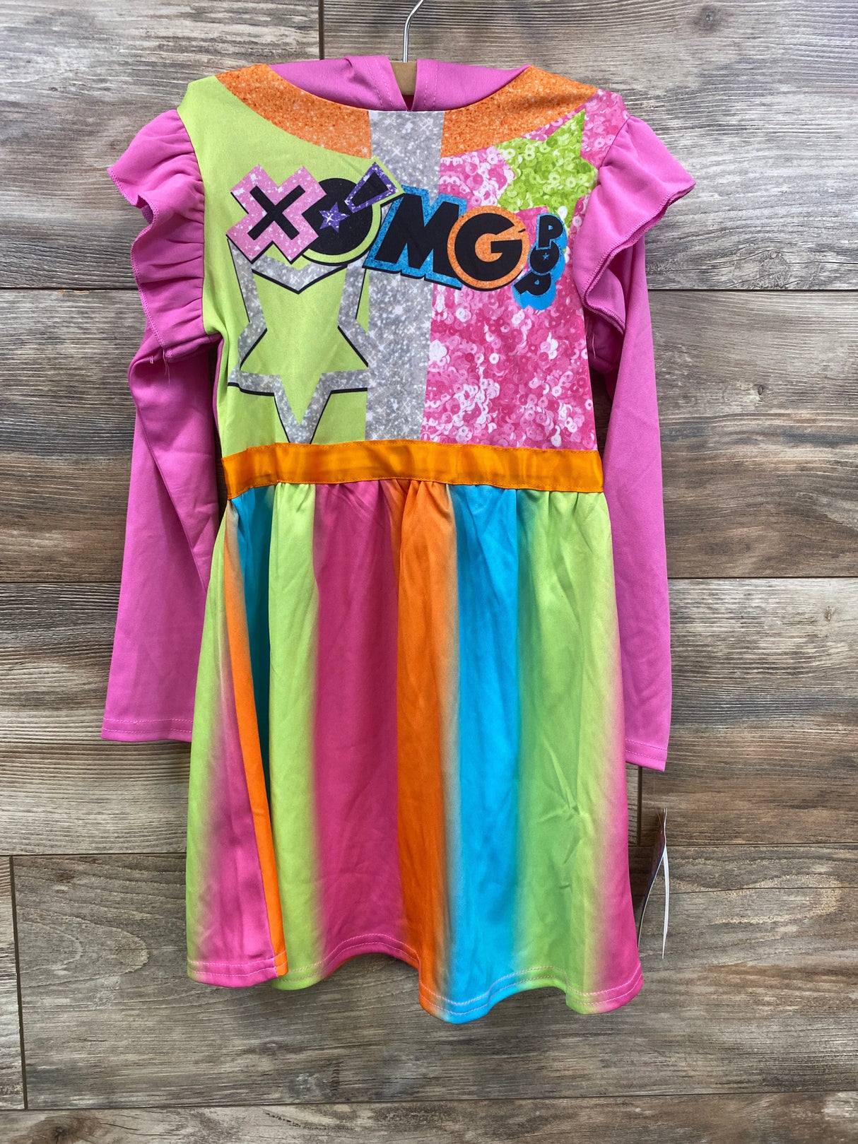 NEW XOMG Pop Hooded Pajama Dress Pink sz 4T - Me n Mommy To Be